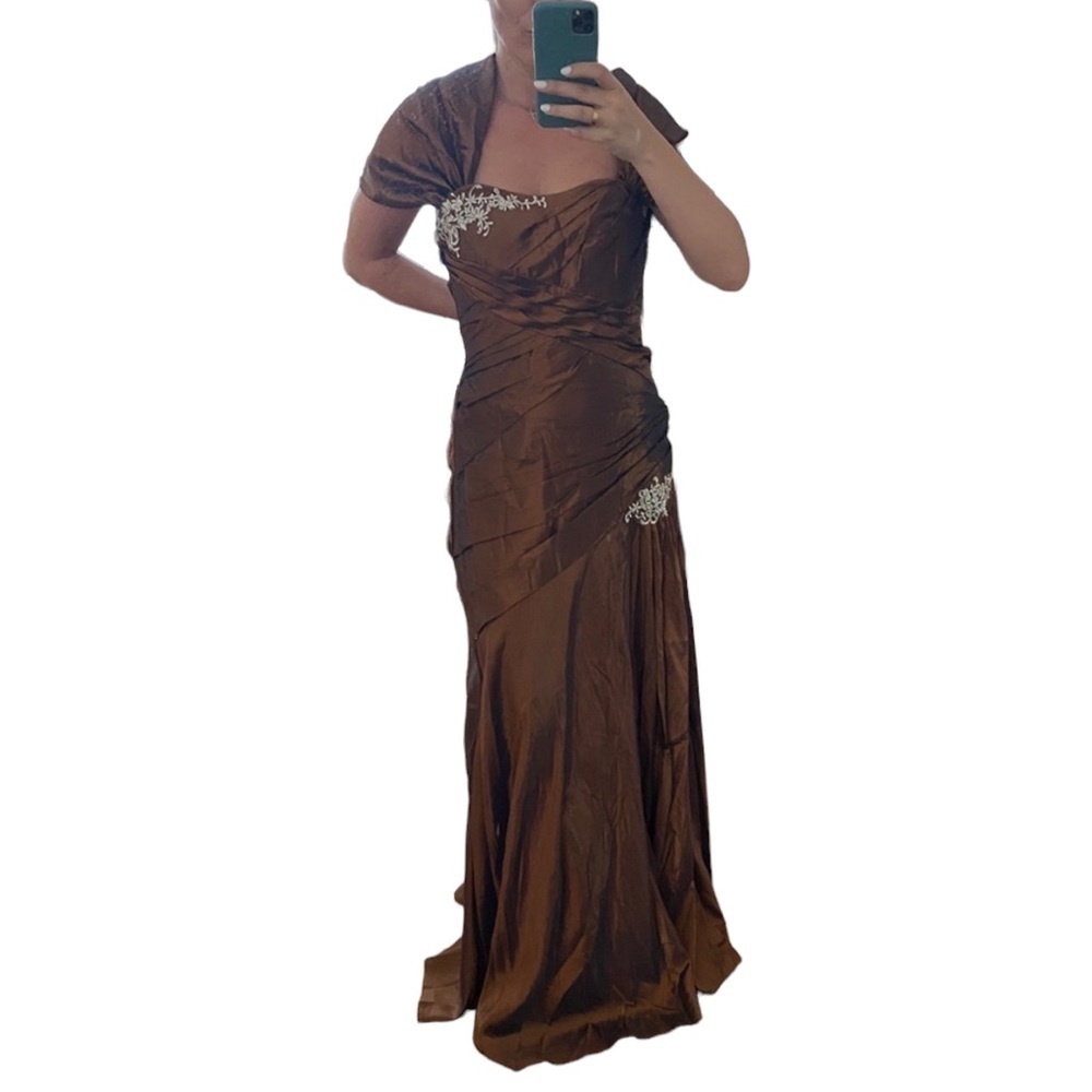 Jovani Evening Dress Espresso
